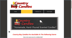 Desktop Screenshot of countryboycandles.com