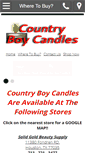 Mobile Screenshot of countryboycandles.com
